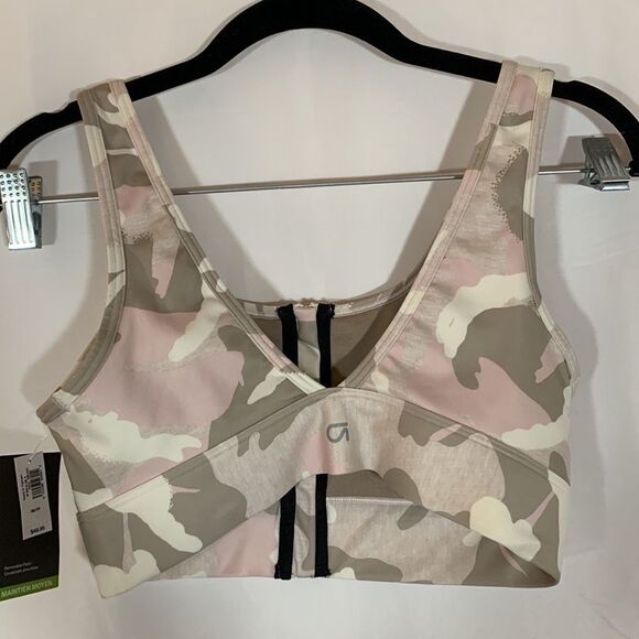 Gap Fit Sculpt Compression Camouflage Sports Bra - Picture 2 of 7